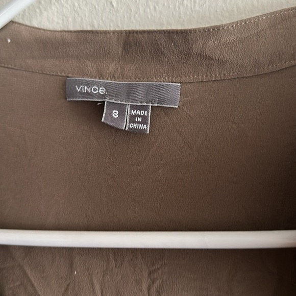 Vince silk long sleeve button up - Picture 2 of 6